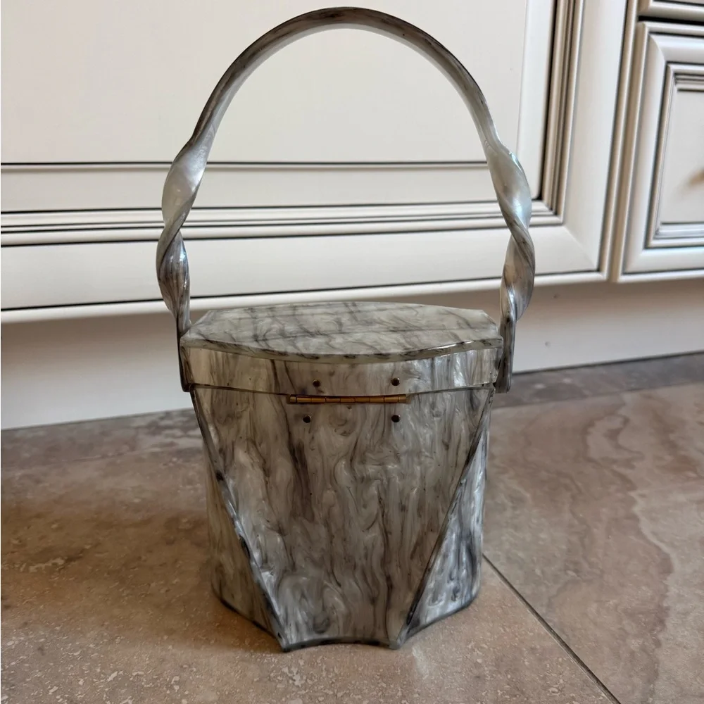 Marbled Gray Handbag - Picture 3 of 5